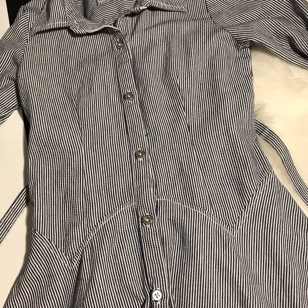 Guess Los Angeles Girls Striped Dress with belt A2 - Picture 4 of 6